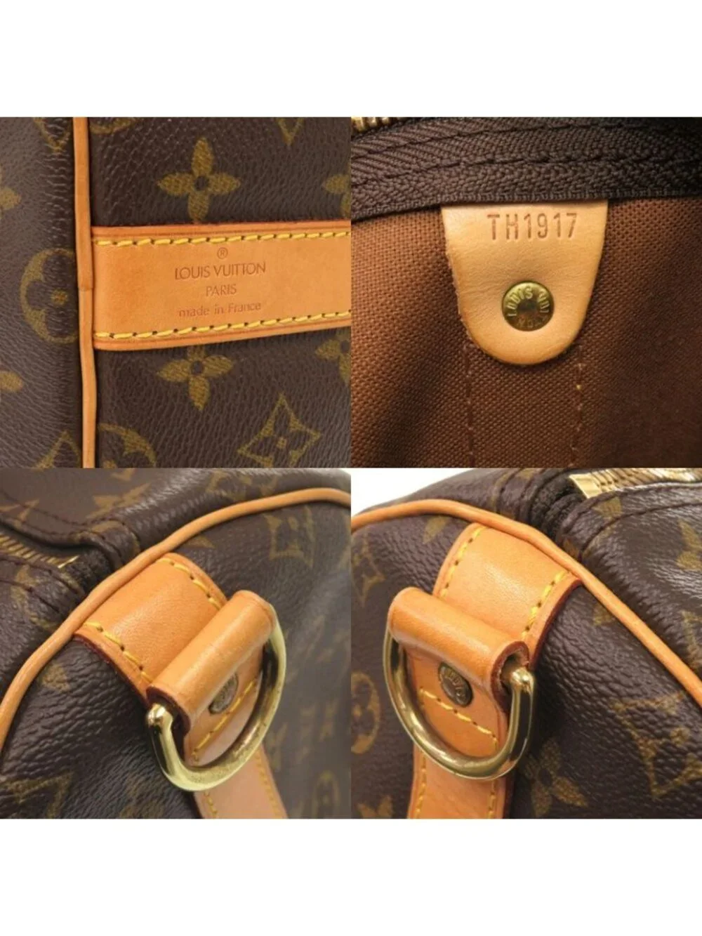 Louis Vuitton Keepall Bandoliere 55 Monogram Boston Bag 0651 - Picture 10 of 10